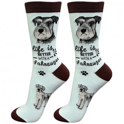 Schnauzer strumpor 1-pack ES 2