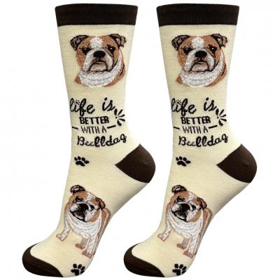 Engelsk bulldogg strumpor 1-pack ES 3
