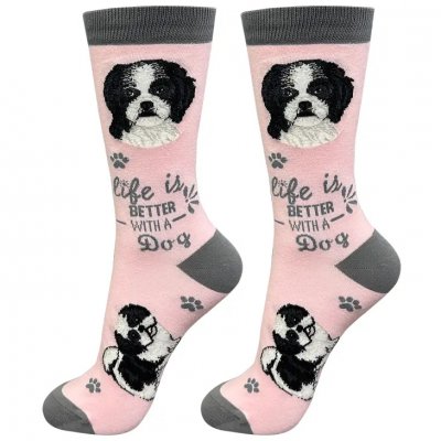 Shih tzu strumpor 1-pack ES 4