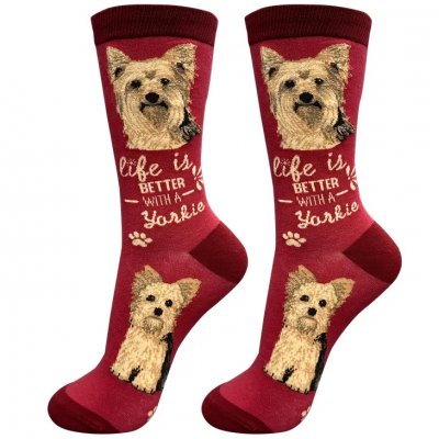 Yorkshireterrier strumpor 1-pack ES 3