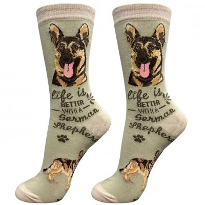 Tysk schäferhund strumpor 1-pack ES 3