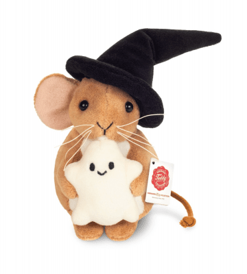 Mus mjukisdjur Halloween med spöke 11 cm Teddy Hermann
