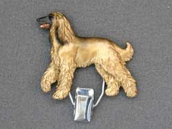 Afghanhund nummerlappshållare - tjeckisk