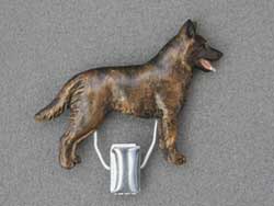 Hollandse herdershond (korthårig) nummerlappshållare - tjeckisk