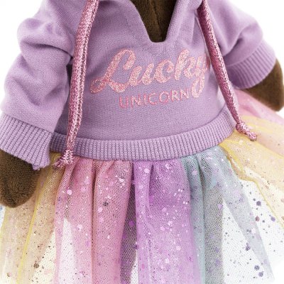 Lucky Doggy kläder Rainbow Unicorn