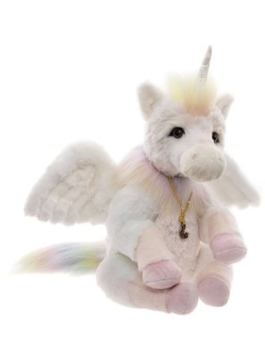 Enhörning mjukisdjur 37 cm Limited Edition Unicorn Charlie Bears