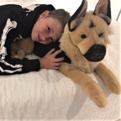 Tysk schäferhund mjukisdjur Caesar Bocchetta