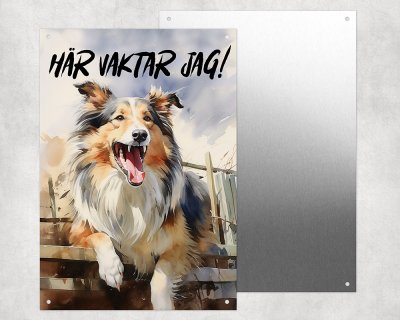 Collie- varningsskylt 2