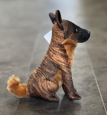 Belgisk vallhund malinois mjukisdjur skällande Wild Republic