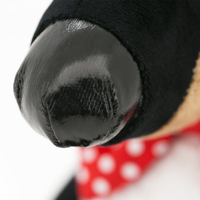 Orange Mozart the Dachshund docka - tax (korthårig)