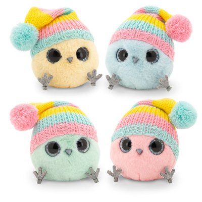 Kyckling mjukisdjur Whozie in knitted hat Orange