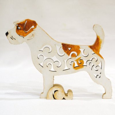 Jack russell terrier figurin