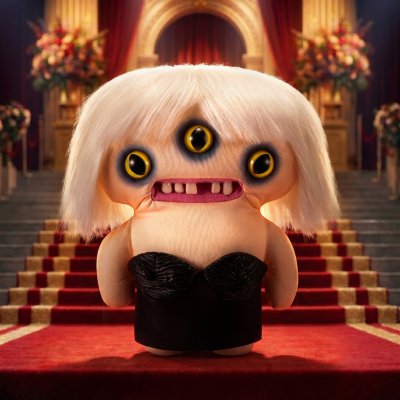 Fuggler mjukisdjur Fugg Stars S2 Lady Fugg Lady Gaga