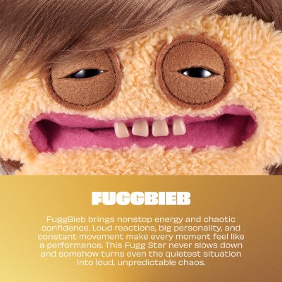 Fuggler mjukisdjur Fugg Stars S2 Fuggbieb Justis Bieber