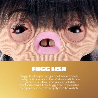 Fuggler mjukisdjur Fugg Stars S2 Fugglisa Lisa Blackpink