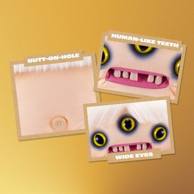 Fuggler mjukisdjur Fugg Stars S2 Lady Fugg Lady Gaga