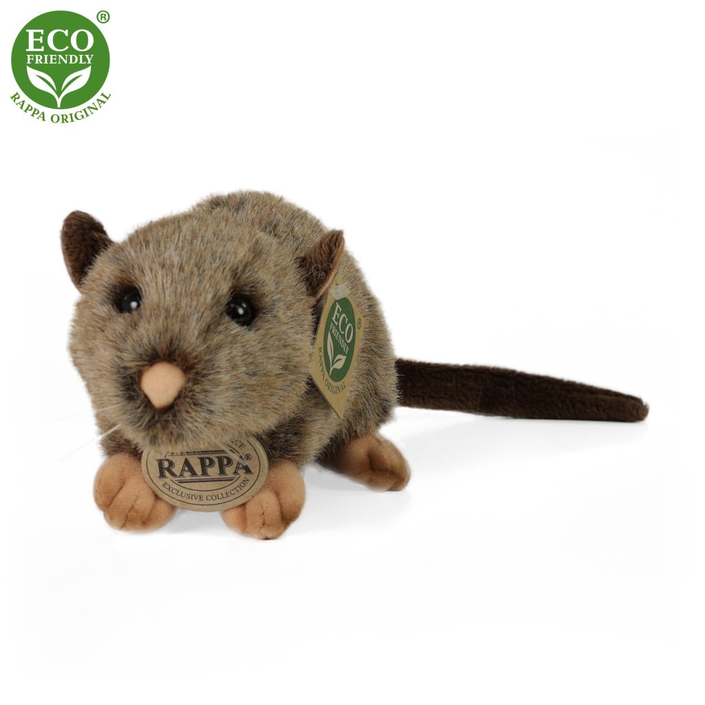 Råtta mjukisdjur 20 cm Rappa - Bamsesbollar.se