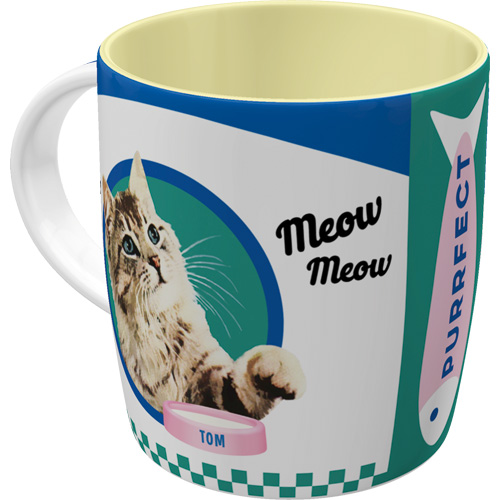 Nostalgic-Art Tazza Da Caffè Retrò, Ford Mustang - Horse & Stripes Logo - Idea Regalo Per Accessori Per Auto In Ceramica Design Vintage 330 M 92358272